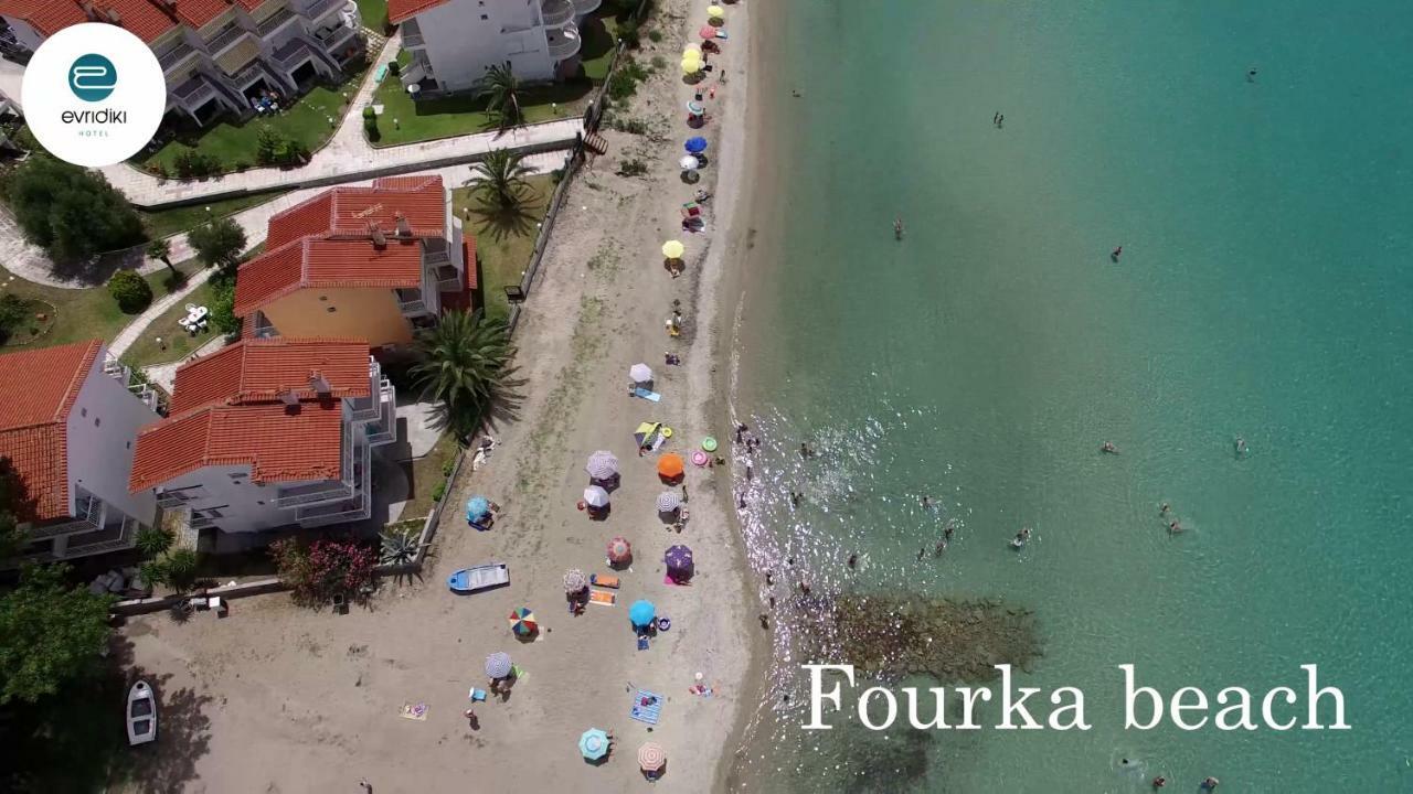 Evridiki Hotel Skala Fourkas Ngoại thất bức ảnh